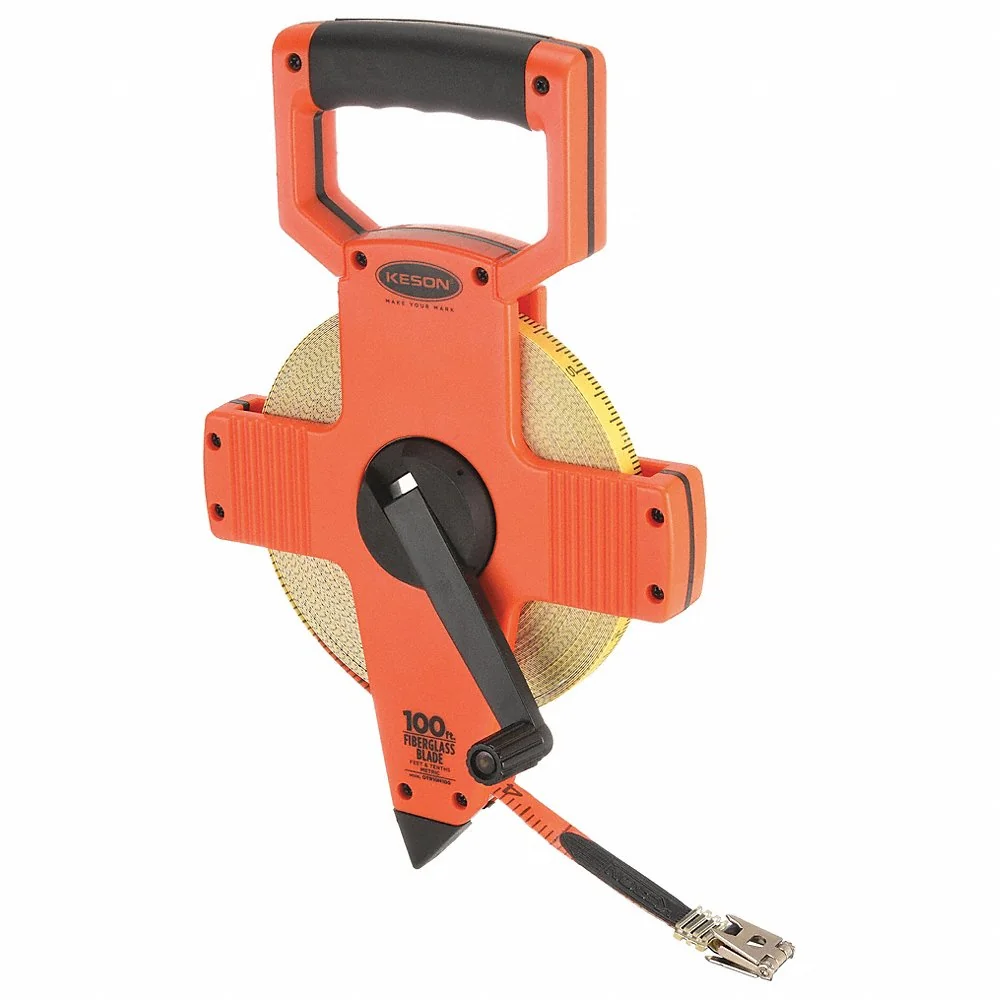 KESON OTR-10M-100 Tape Measure 1/2 Inch x 100 Ft/30m Pumpkin | AC9YCN 3LJU5