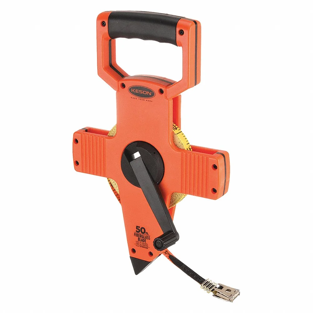 KESON OTR-1810-50 Long Tape Measure 1/2 Inch x 50 Feet Pumpkin | AC9YBR 3LJR2