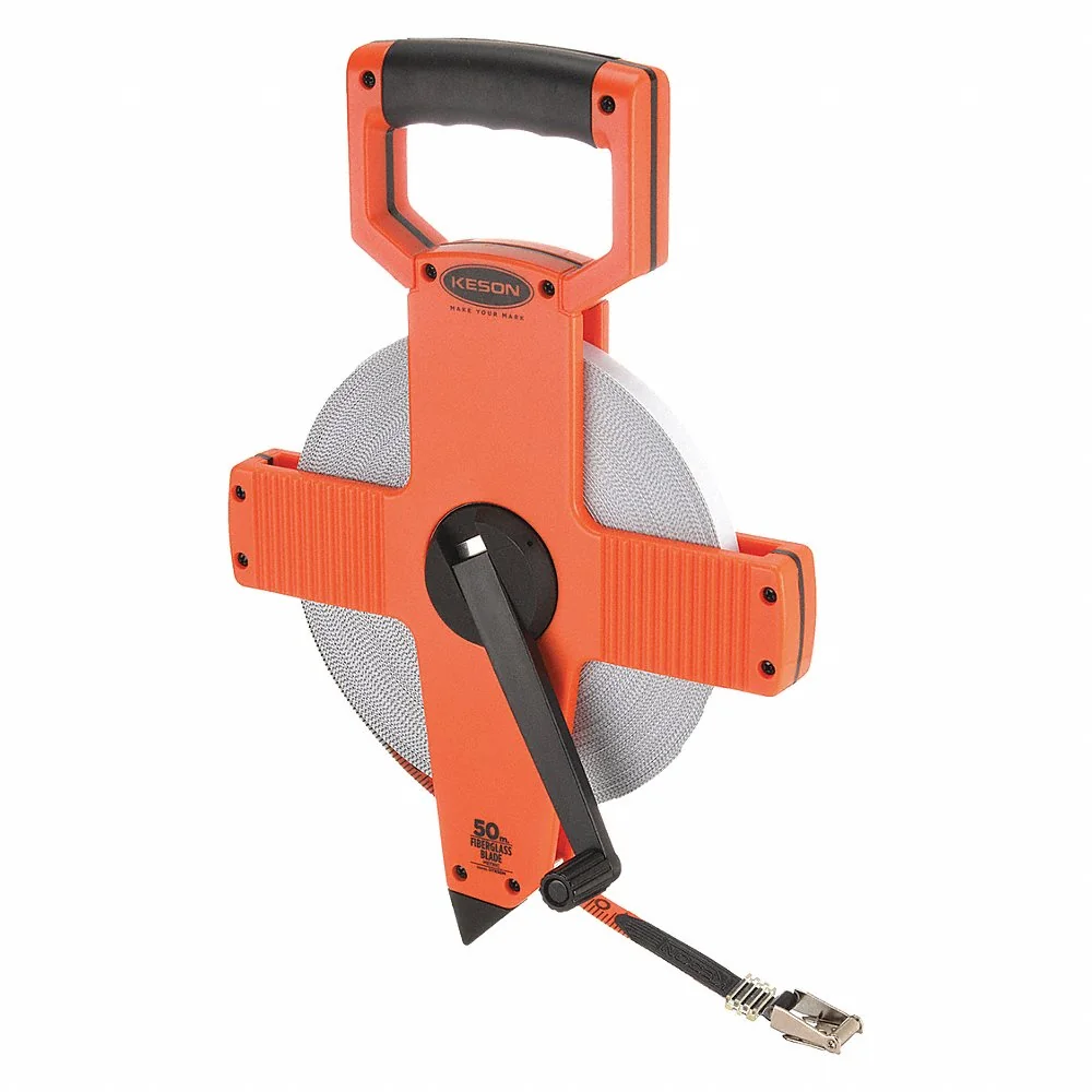 KESON OTR-50M Long Tape Measure 1/2 Inch x 50m Pumpkin | AC9YDL 3LJX1