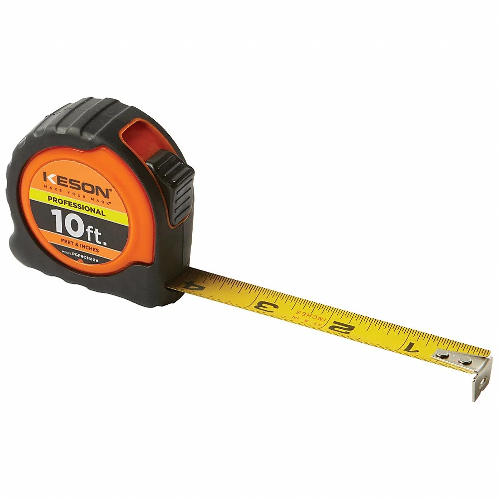 KESON PGPRO1810V Tape Measure, 10ft. Length, ABS | CM7VEU