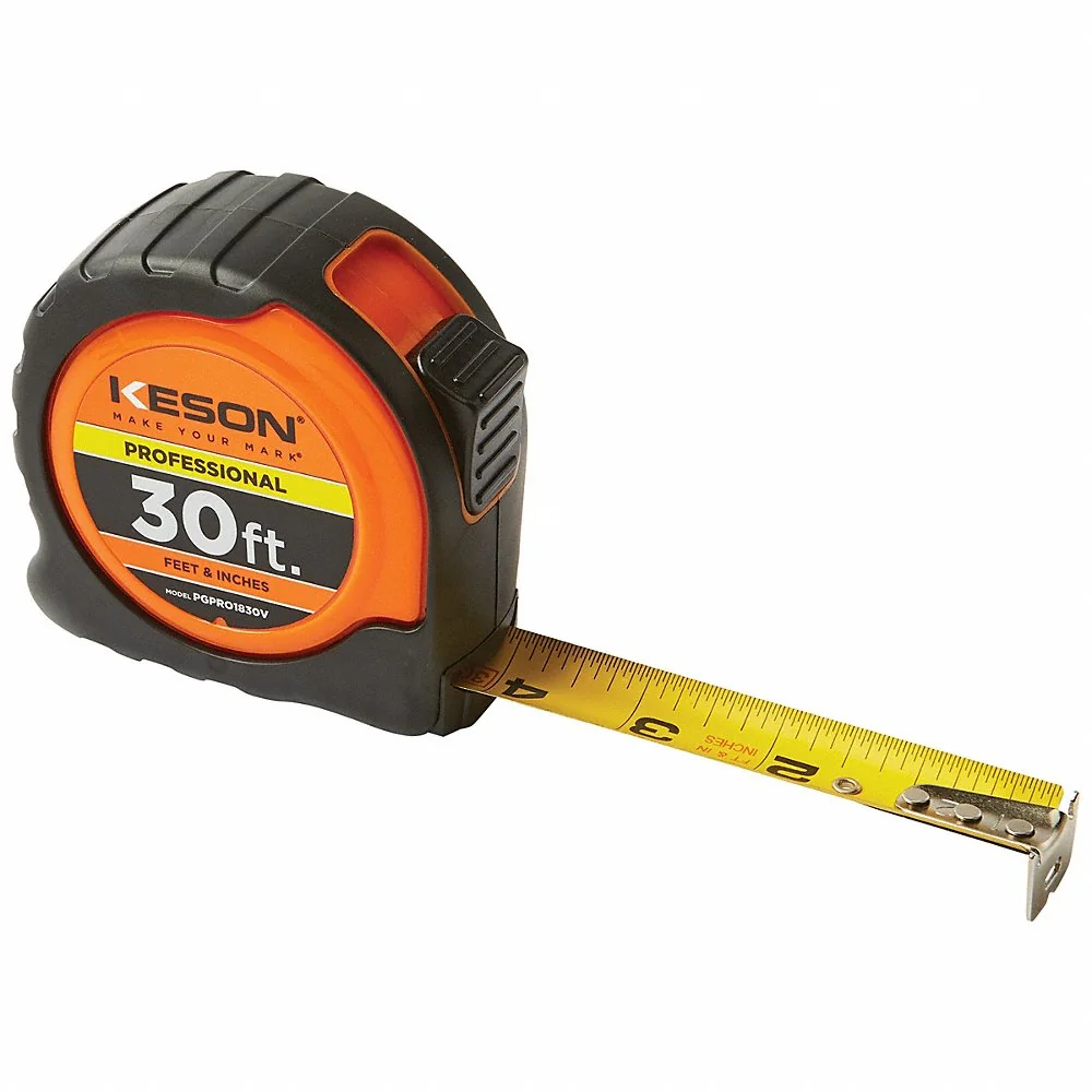 KESON PGPRO1830V Tape Measure, 30ft. Length, ABS | CM7VEV
