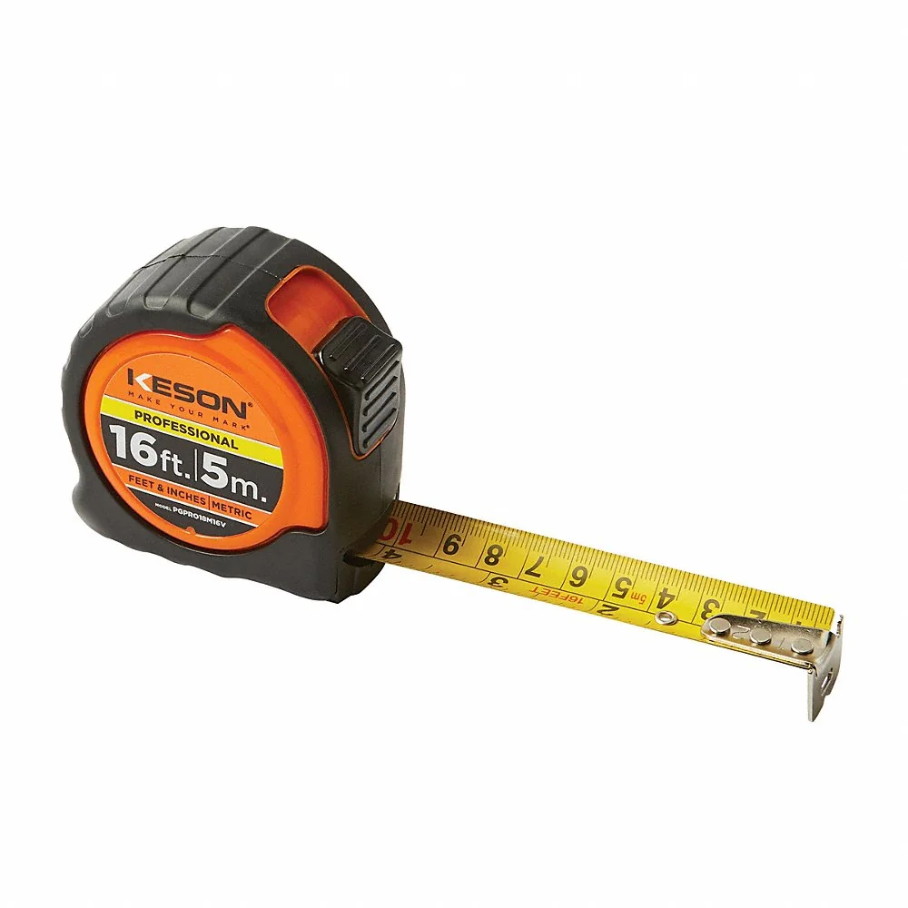 KESON PGPRO18M16V Tape Measure, 16ft. Length, ABS | CM7VEX