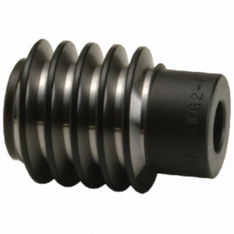 KHK GEARS SWG2.5-R1 Ground & Machined Worm, Right Hand, 1 Starts, Module m 2.5, Black Oxide Steel, +/- 0.2 mm | CR6PTY 793AG9