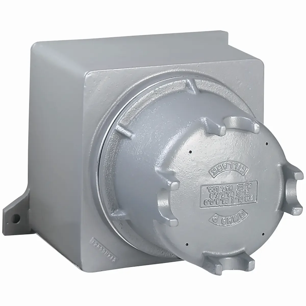 Screw Cover Enclosure, 3.75 X 3.75 X 7 Inch Size, Cast Aluminum, Type 4, 2 Inch Size Dome