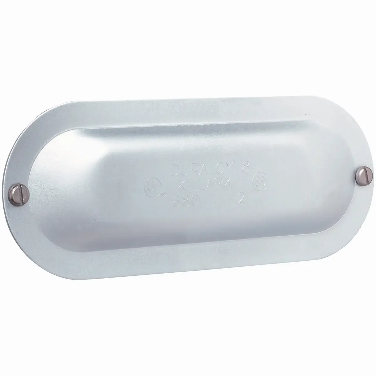 1-1/4 Inch Size Stamp Steel Form 8 Conduit Cover
