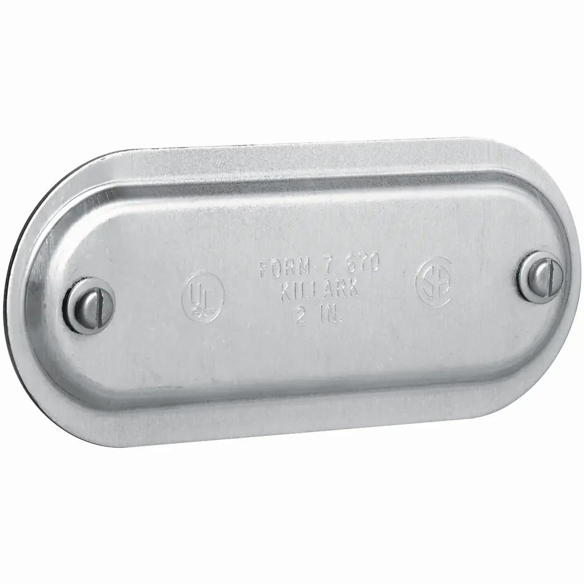 3/4 Inch Size Stamp Aluminum Form 7 Conduit Cover
