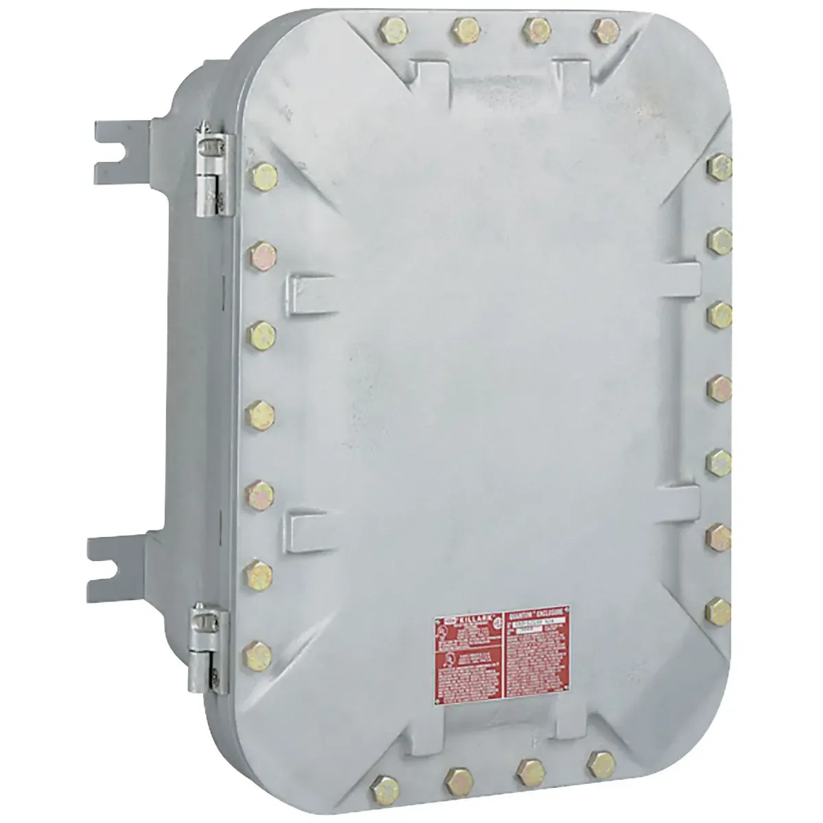 Explosion Proof And Flameproof Bolted Enclosure, 16 X 24 X 8, Cast Aluminum, Type 4