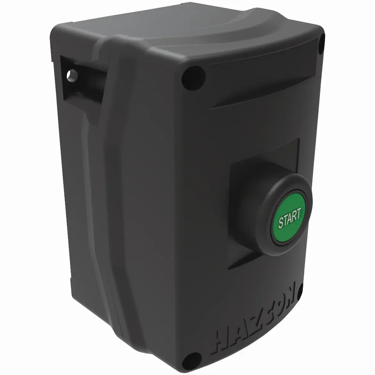 Control Station, Momentary Contact Single Push Button- Din Rail Mount- M20- - Non-Metallic 1B