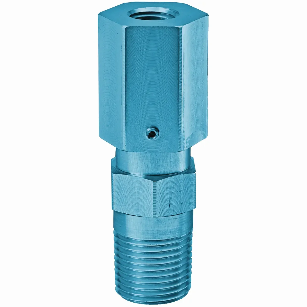 Aluminum Flame Arrestor - Male/Female - External Thread Size1/2 Inch Npt - Internal Thread Size 1/4 Inch Npt