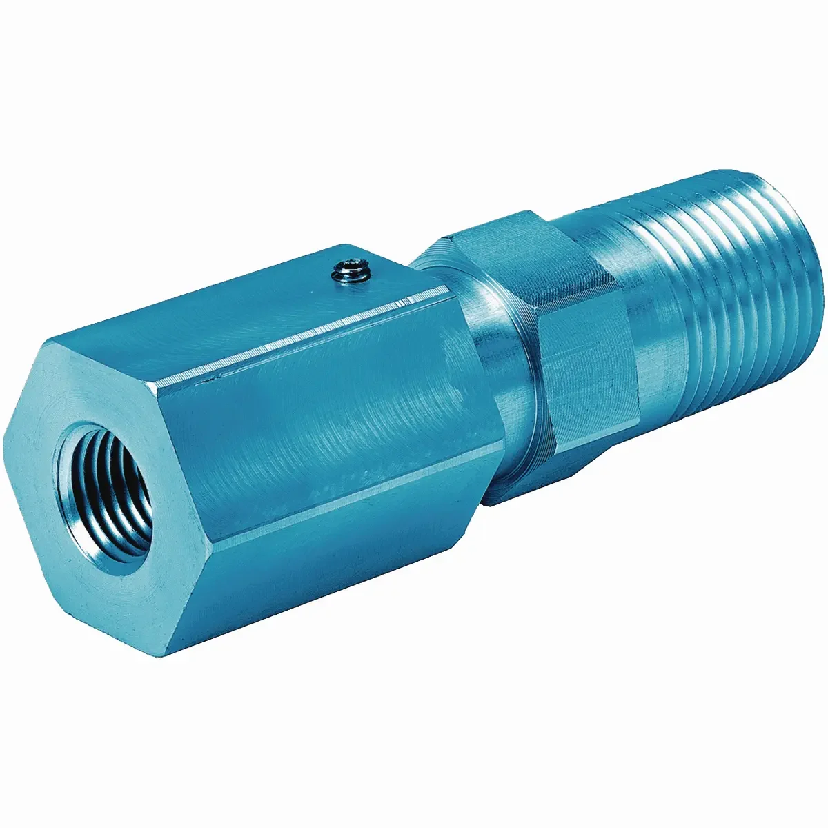 Aluminum Flame Arrestor - Male/Female - External Thread Size1/2 Inch Npt - Internal Thread Size M16