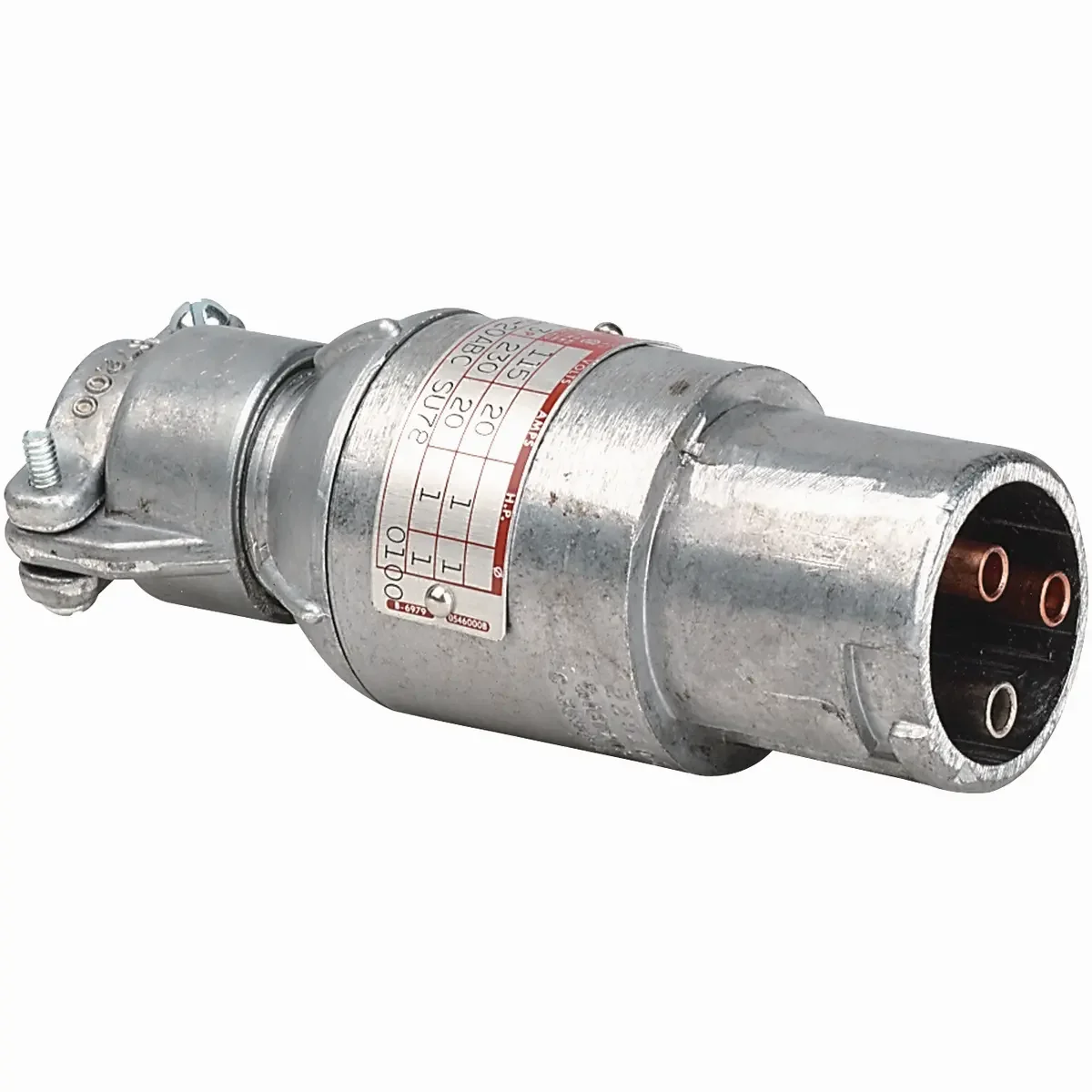 20 Amp Plug, Includes 3 Grommets, Range 0.250-0.625, 2P 3W Circuit, 115/230Vac At 60Hz, Rotate Right