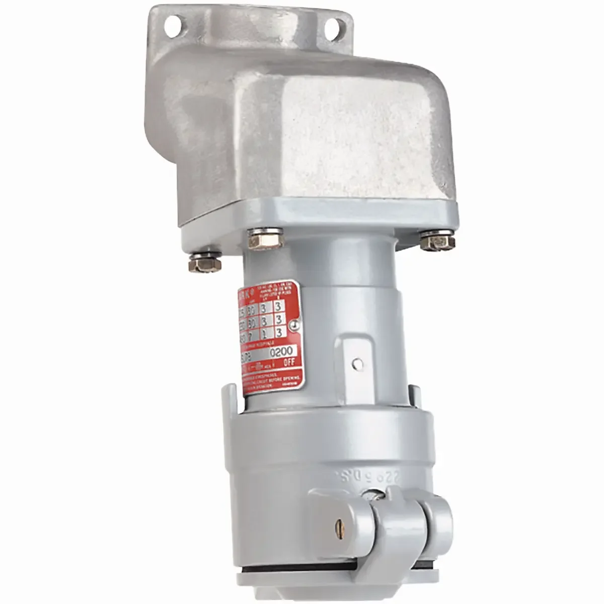 60 Amp Receptacle With Feed-Thru Enclosure, 3P 4W Circuit, 115/230Vac At 60Hz, Hub Size 1-1/4 Inch