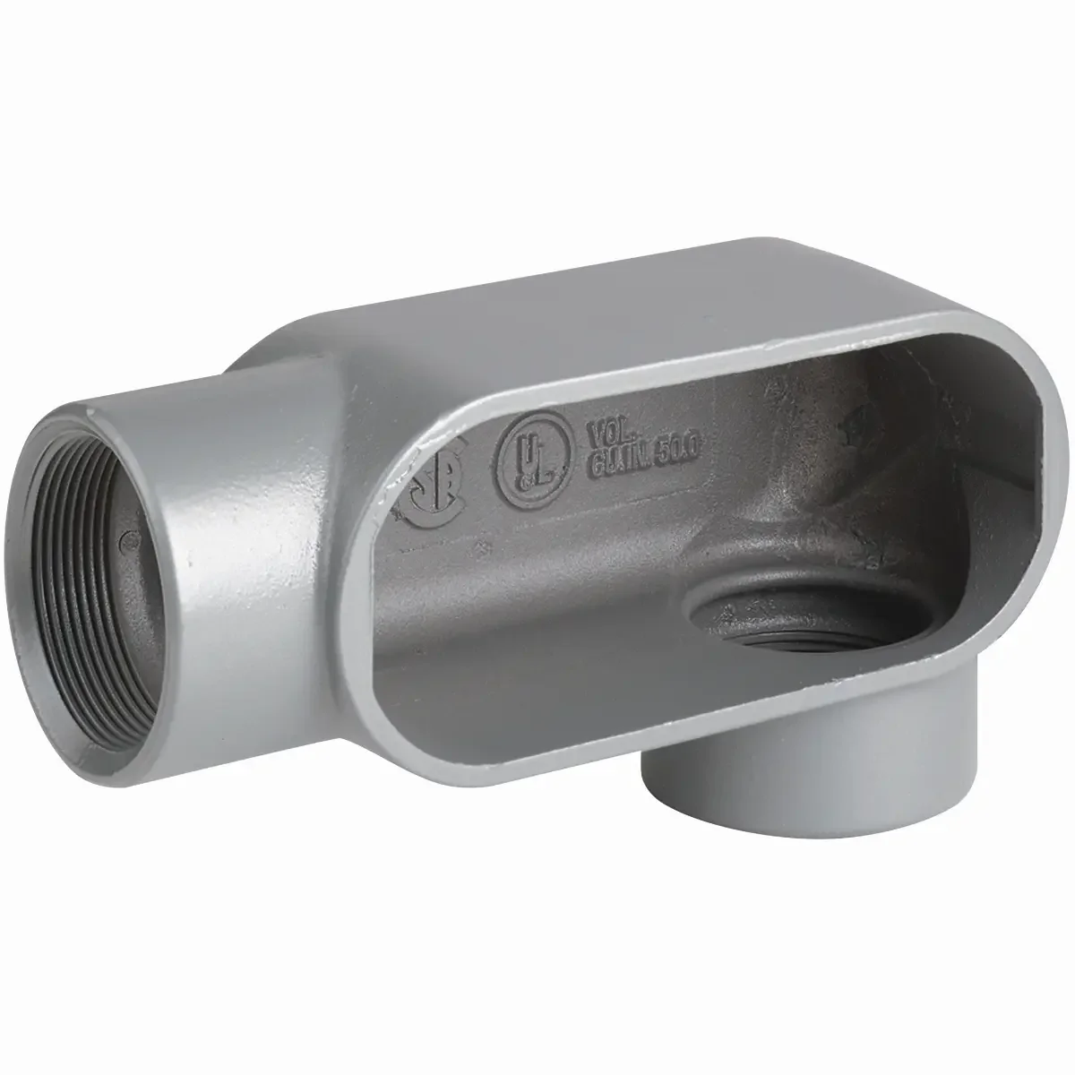 3-1/2 Inch Size Ll Hub, Iron Form 7 Conduit Body