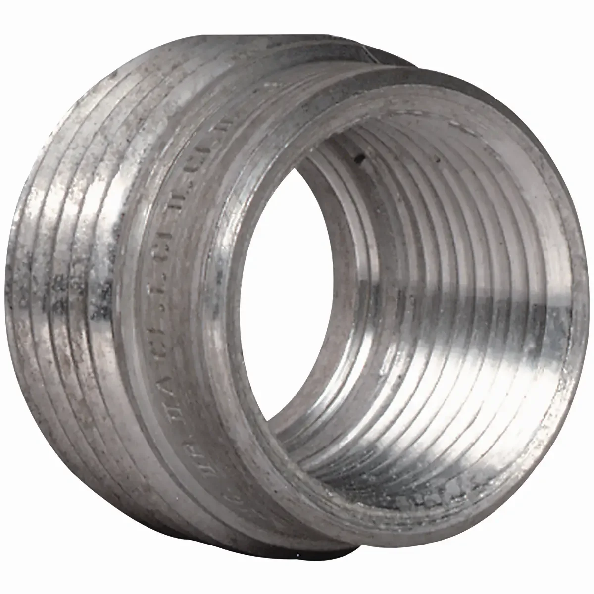 1/2 Inch Size To 3/8 Inch Size Reducing Bushing, Aluminum