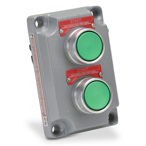 KILLARK XCS-0B5 Pushbutton, Green/Green, Momentary, 1 N.O. And 1 N.O. Contact | CV6VJG