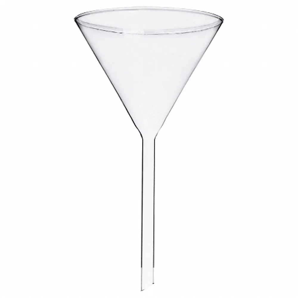 Long Stem Funnel, 15mm Stem O.D., 150mm Stem Length