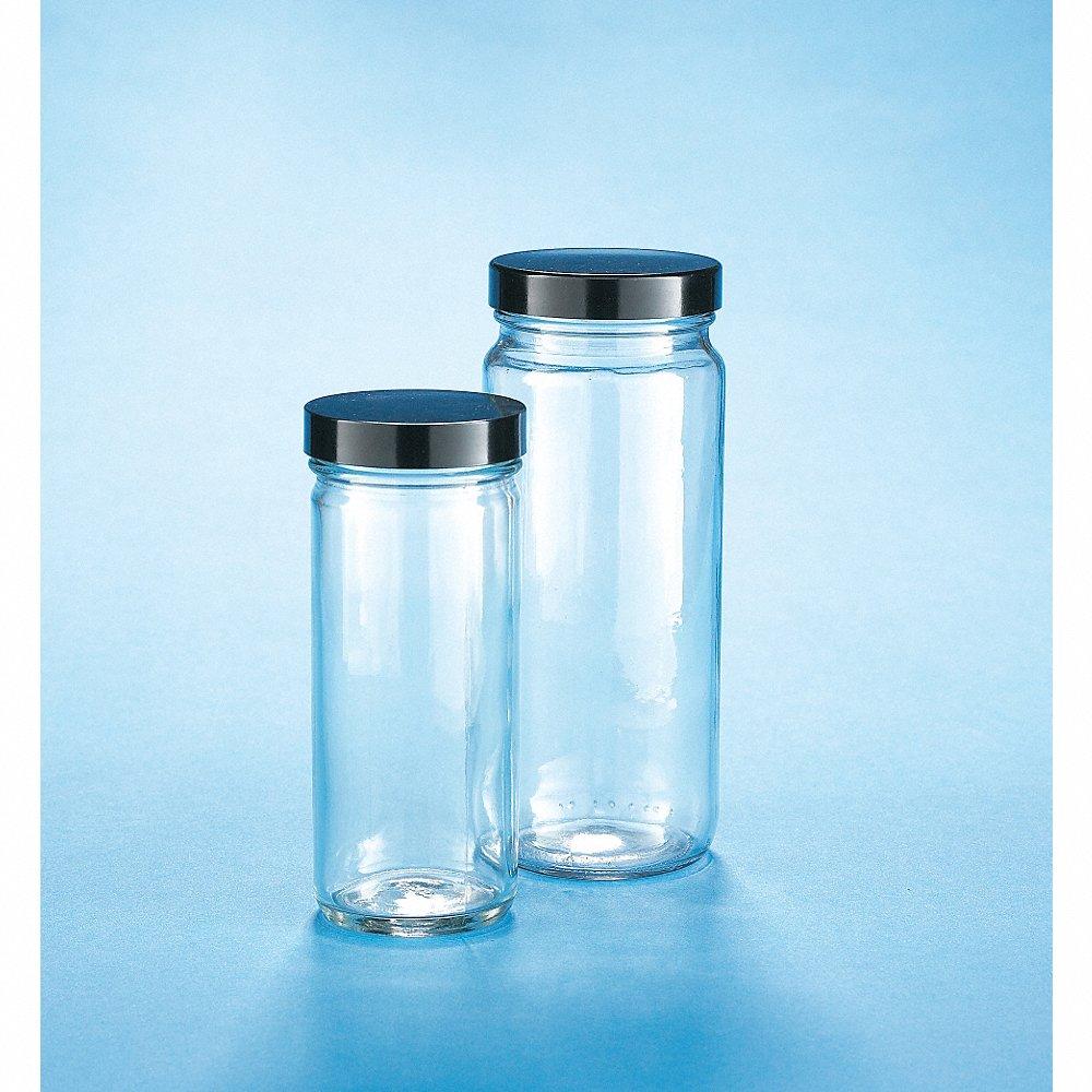KIMBLE CHASE 5513289V-81 Jar, 32 oz Capacity, With Closure, Pulp/Vinyl, Wide, Clear, 12Pk | CJ2QGW 3WTN9