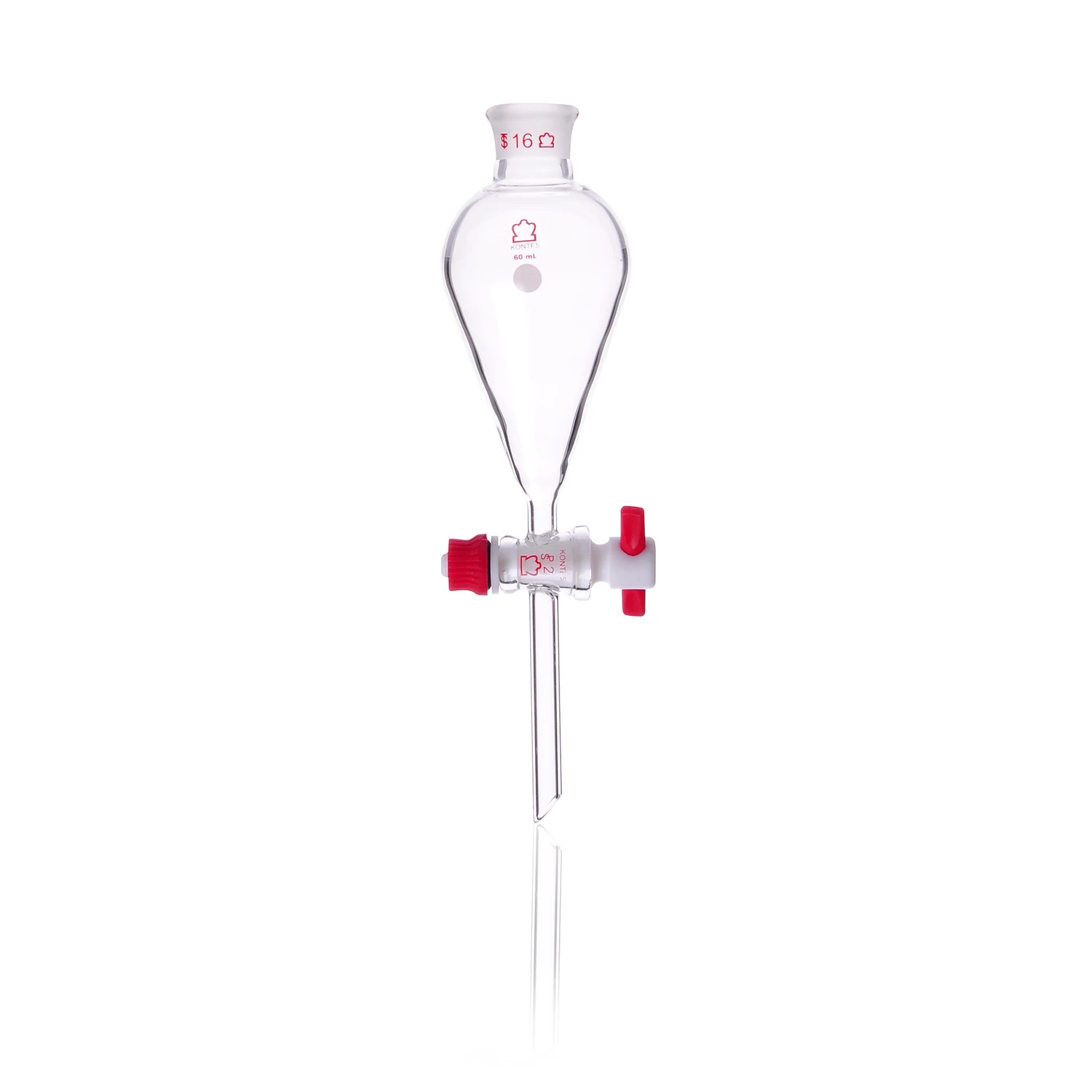 Squibb Separatory Funnel, w/PTFE Stopcock