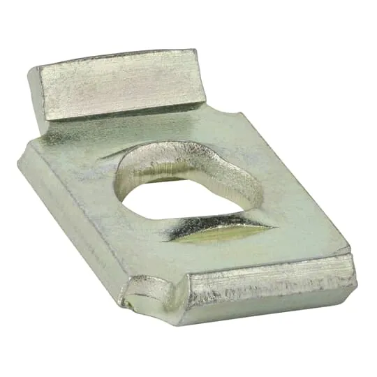 Saddle Washer, Galv-Krom Finish, Steel