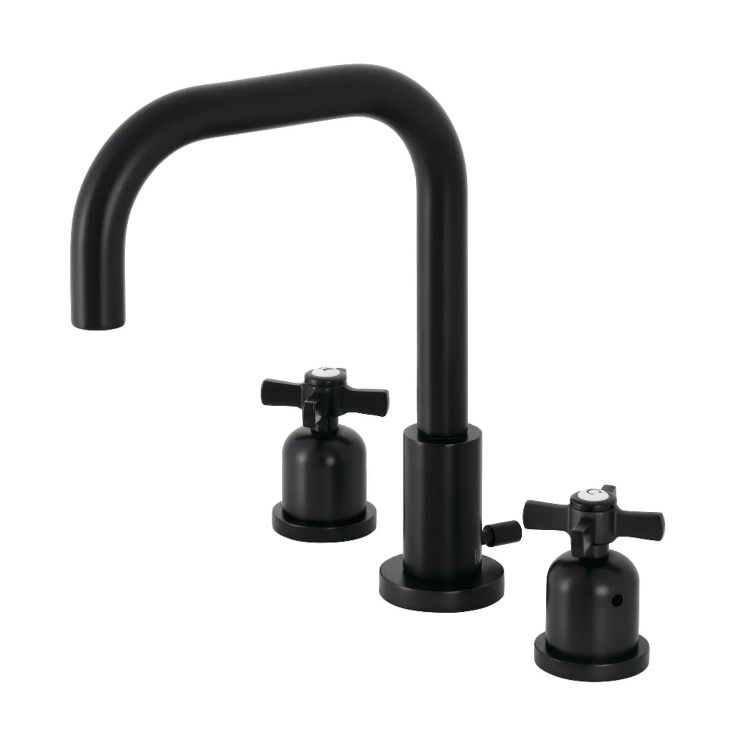 KINGSTON BRASS FSC8930ZX FSC8930ZX Millennium Widespread Bathroom Faucet W/ Brass Pop-Up, Black | CY8MPK