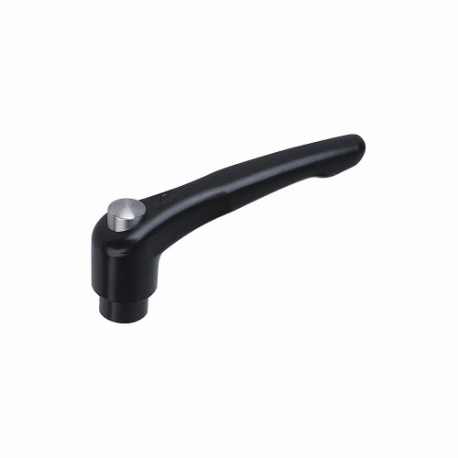 KIPP K0122.92061 Adjustable Handle, Teardrop, Zinc Handle, M6 Thread Size, 15/32 Inch Stud Length | CR6XUD 53EW50