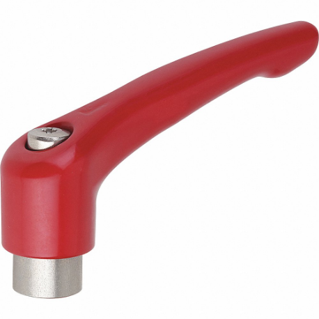 KIPP K0123.2A327 Adjustable Handle, Teardrop, Zinc Handle, 5/16 Inch To 18 Thread Size | CR6WAN 53EX45