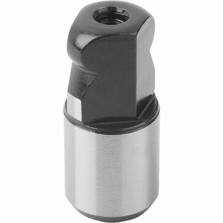 Locating Pin With Ball End, Tool Steel, 5 mm Shank Outside Dia, 6 mm Shank Length