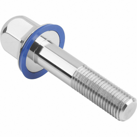 KIPP K1647.1108X45 Hygienic Hex Head Bolt w/Washer, Stainless Steel, Partially Threaded, M8 | CR7AXA 802H89