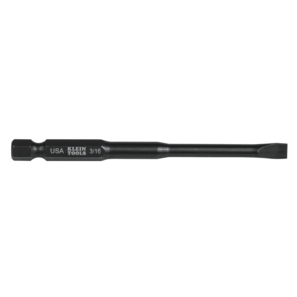 KLEIN TOOLS SL316355 Drivers, Slotted 3/16 Inch, Bit Size 3-1/2 Inch, 5 Pack | CE4WEN 32739-1