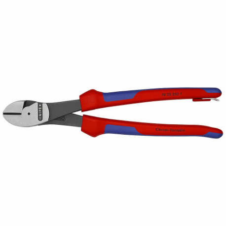 High Leverage Diagonal Cutting Plier, Angled, Oval, 2 Inch Jaw Length