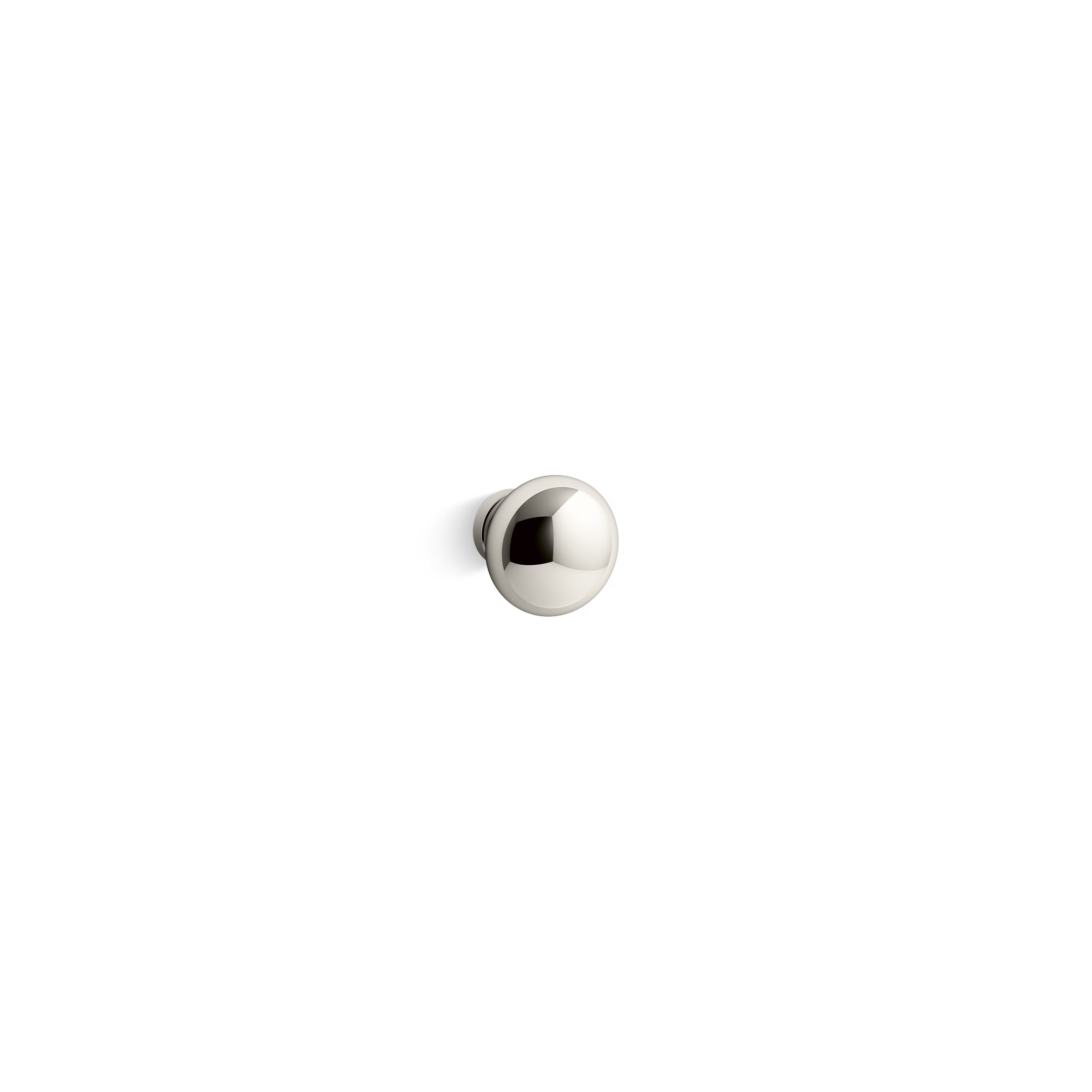 Cabinet Knob in Vibrant Polished Nickel