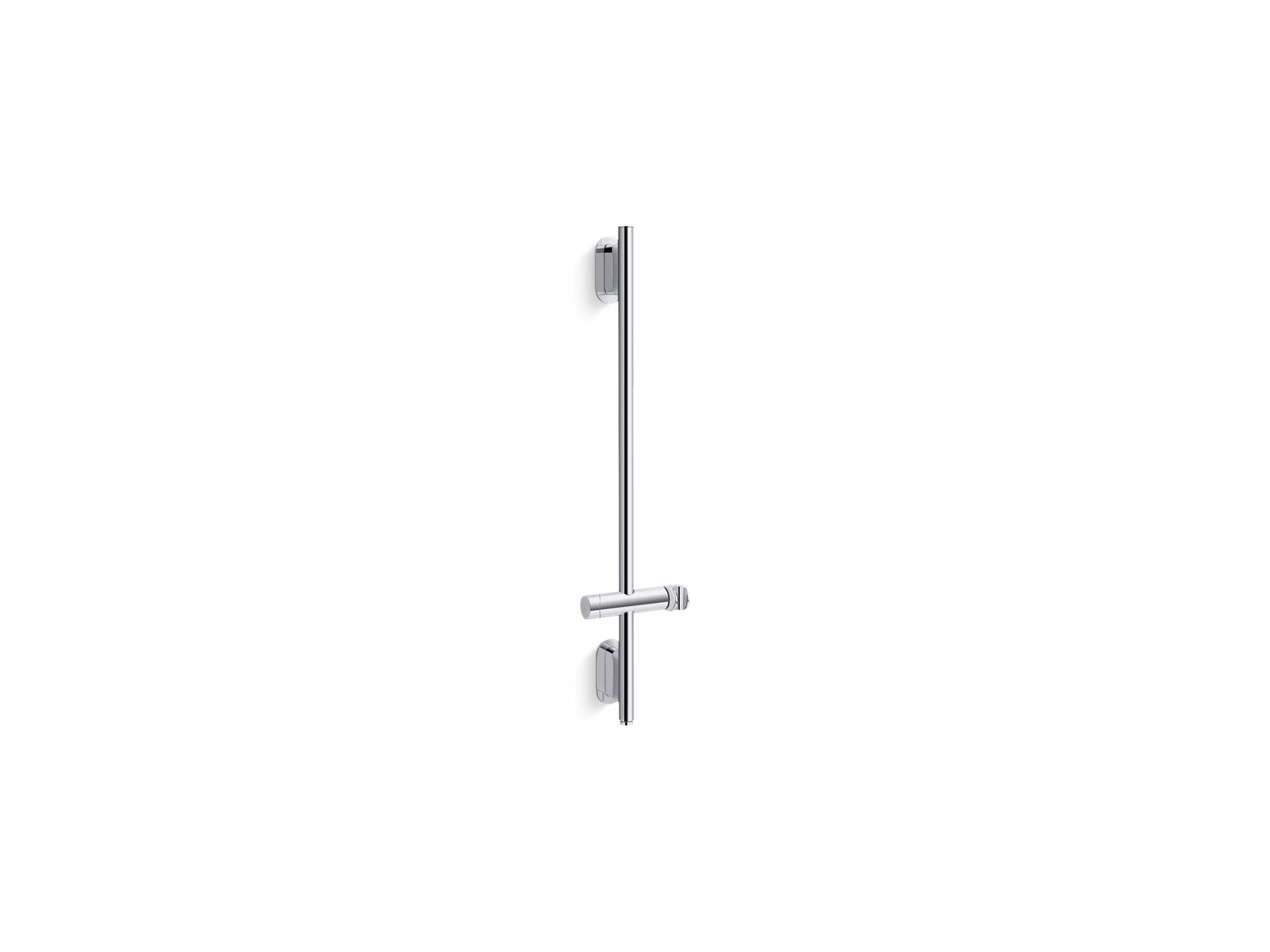 Slidebar, With Supply Polished Chrome, 80 Cm
