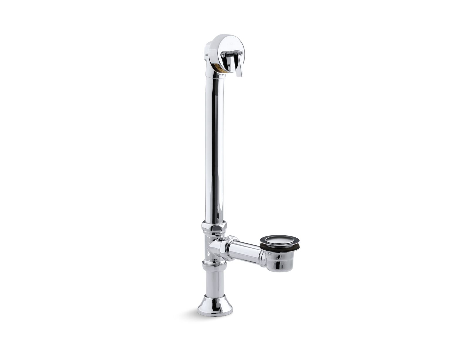 Decorative Bath Drain, Adjustable Pop Up Drain, 1 1/2 inch Pipe Dia., Brass