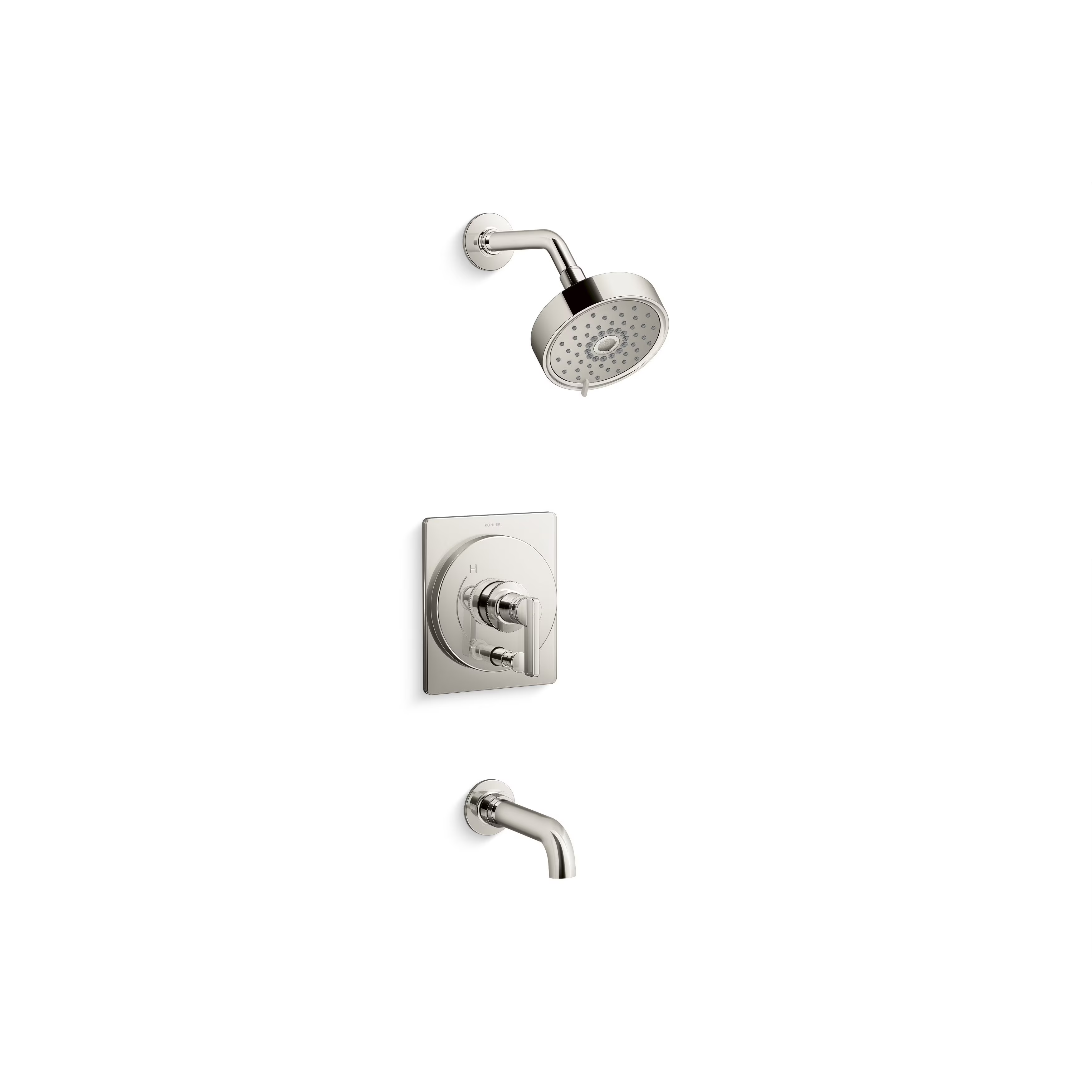 Bath And Shower Trim Kit, 1.75 GPM, Vibrant Polished Nickel