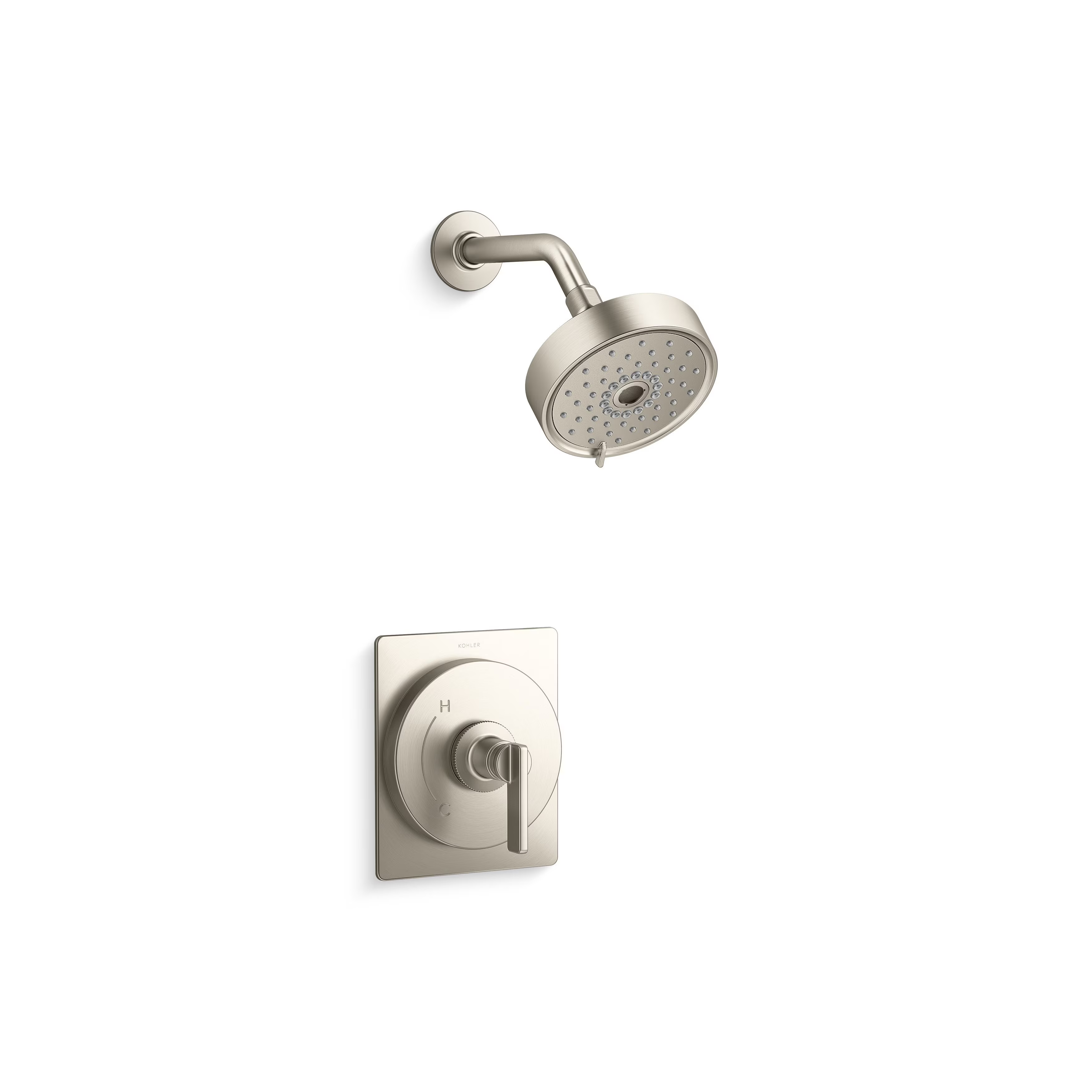 Shower Trim Kit, 2.5 GPM, Vibrant Brushed Nickel