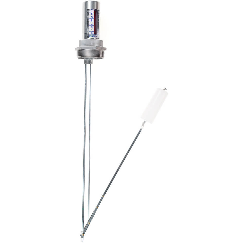 Therma Level Gauge, 1.5 Inch NPT Opening, 56 Inch Depth, Solid Glass Calibration