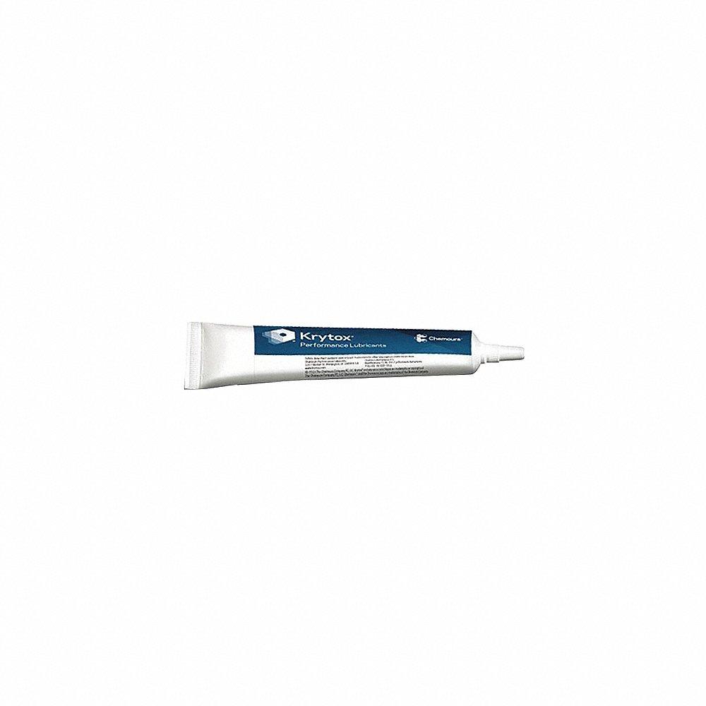 KRYTOX LVP Vacuum Grease, PTFE, White, 2 oz, NLGI Grade 2 | CJ3RZV 52HN17