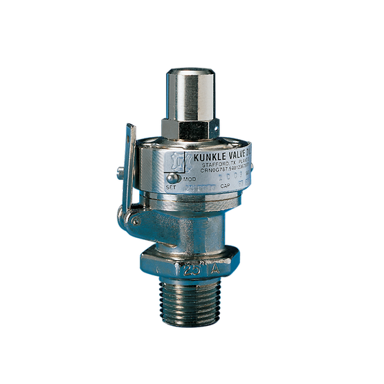 KUNKLE 0001-E01-KC0065 Safety Relief Valve, 1 Inch Inlet Size, Air/Gas, Stainless Steel | CN2XLF 11328777
