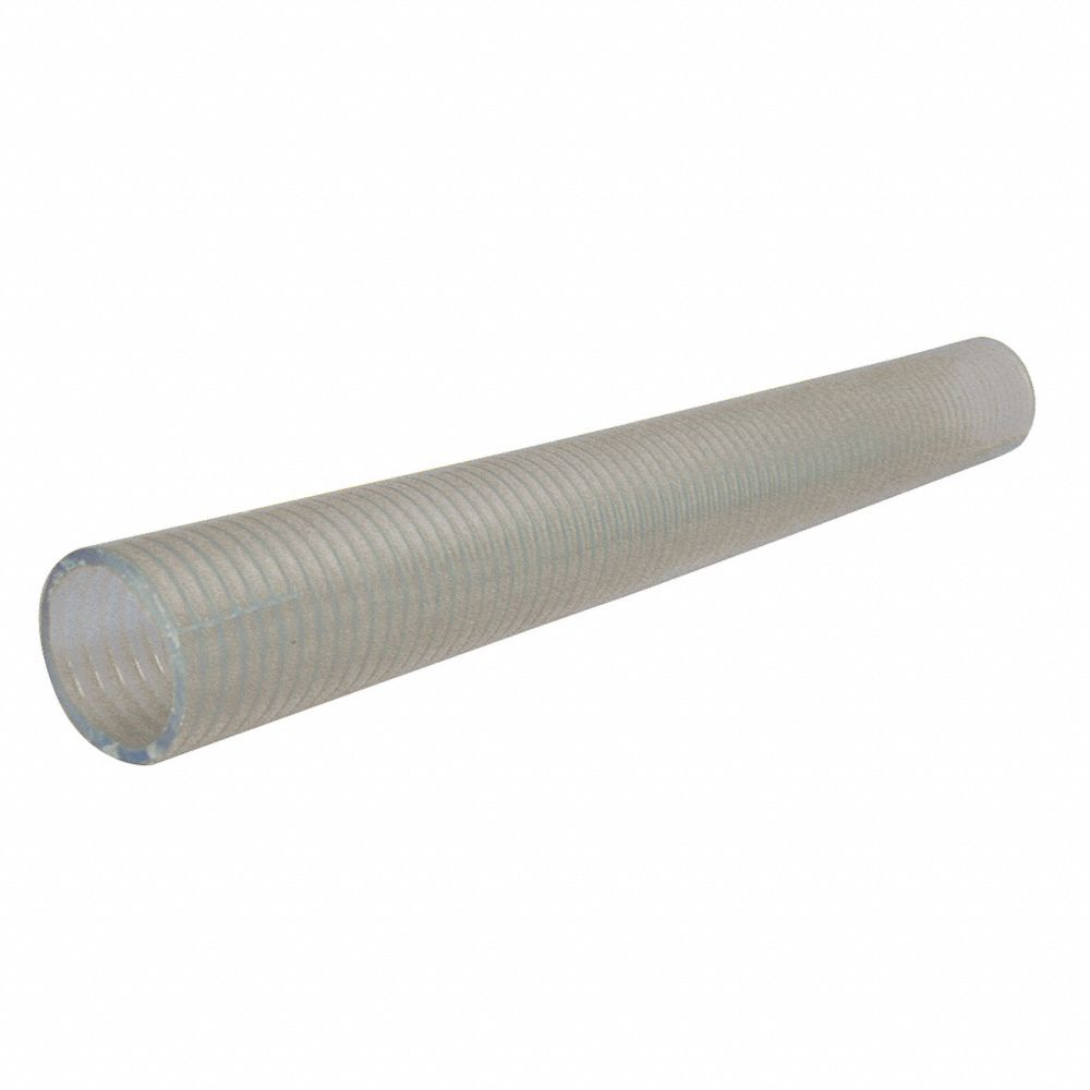 Food Hose, 6 ID x 20 ft Size, L Clear