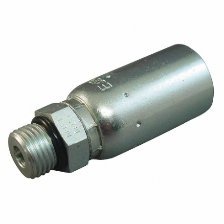 KURT MB-10-10 Hydraulic Crimp Fitting, Carbon Steel, Straight, -10 | CR7LQN 55RR95