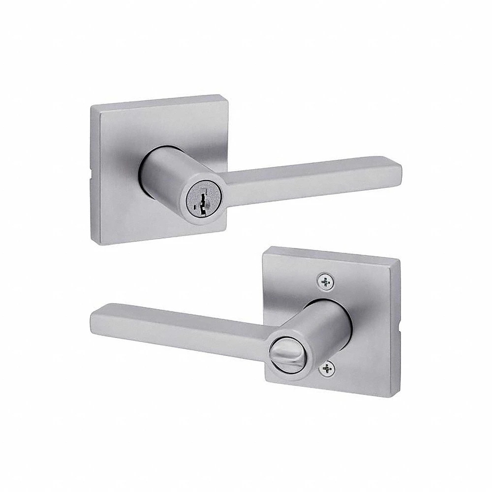 Door Lever Lockset, Office Lever Locksets, Chrome, ADA Compliant