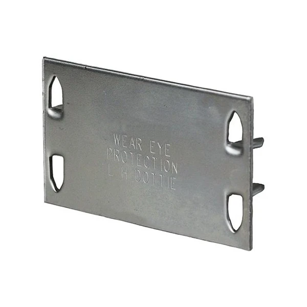 1-1/2 Feet Feet x 2-3/4 Feet Feet 16 Gauge Safety Plate 500 pc Pail