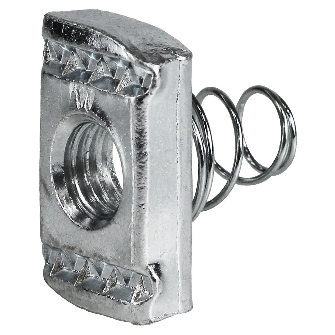 1/4 Feet Feet-20 Channel Nut w/ Short Spring