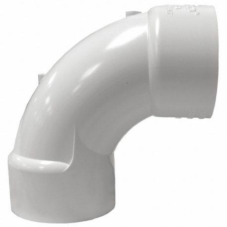 LASCO 406025SW 90 Degree Sweep Elbow, 2 1/2 Inch X 2 1/2 Inch Fitting Pipe Size | CR8MUK 60UC92