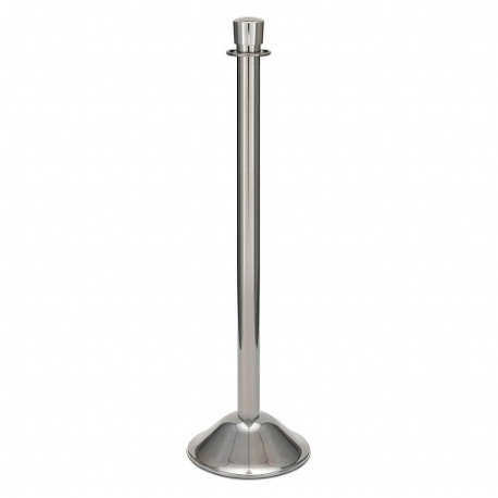 LAVI 40-2020 Urn Top Rope Post, 40 1/4 Inch Height, 11 Inch Base Dia, Polished Stainless Steel | CR8NJT 424Z16
