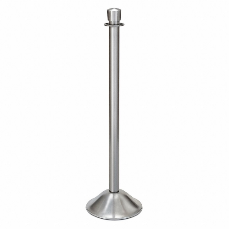 LAVI 44-2020 Urn Top Rope Post, 40 1/4 Inch Height, 11 Inch Base Dia, Satin Stainless Steel, Steel | CR8NJU 424Z17