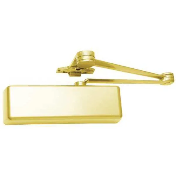 LCN 4031-CUSH BRASS Door Closer, Non Hold Open, Non-Handed, 10 3/8 Inch Housing Lg, 2 3/4 Inch Housing Dp | CR8NTD 46TM88