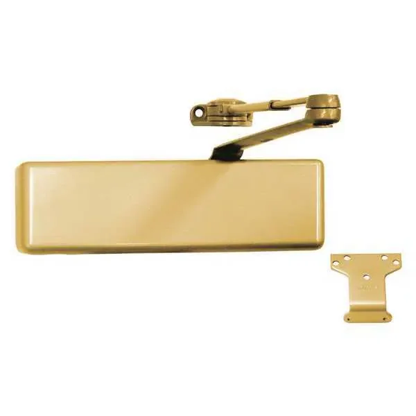 LCN 4031-HW/PA BRASS Door Closer, Hold Open, Non-Handed, 10 3/8 Inch Housing Lg, 2 3/4 Inch Housing Dp | CR8NRJ 46TM85