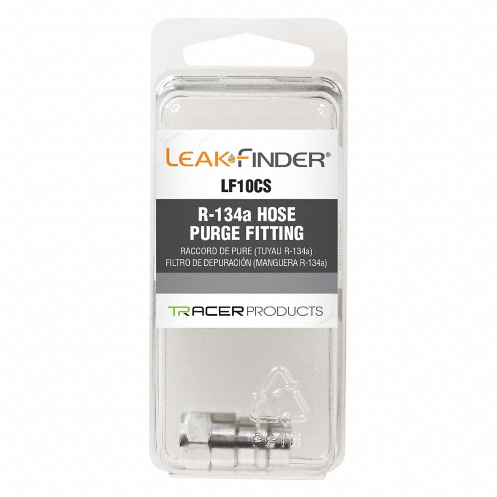 LEAKFINDER LF10-CS Hose Purge Fitting, Clamshell | CE9RKE 55NP19