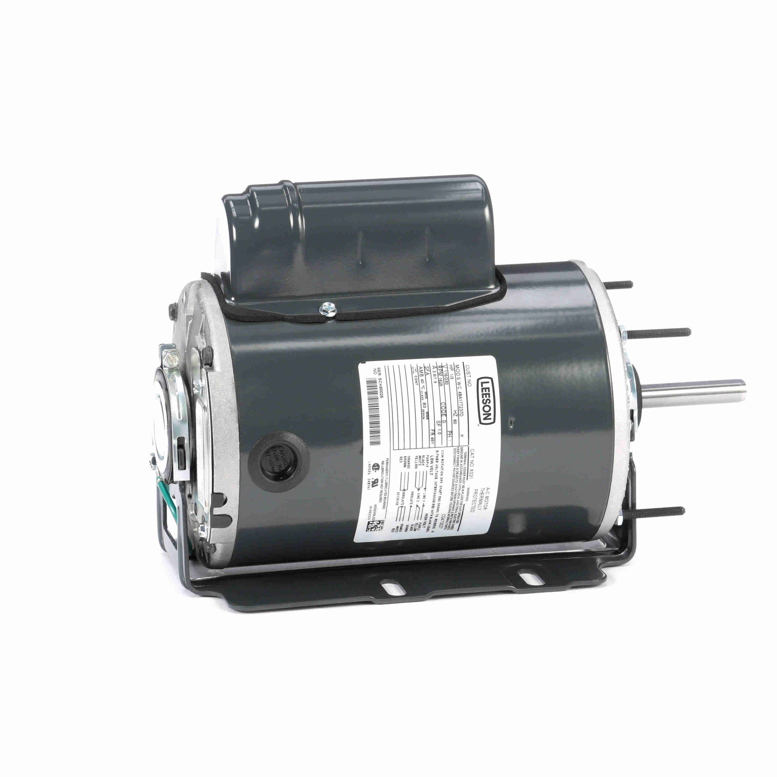 MARATHON MOTORS 048A17T237 Motor Split Phase 1/3 Hp 1625 Rpm 115 V | AF8BCY 100804.00